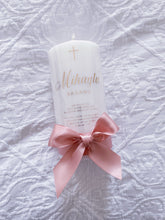 Load image into Gallery viewer, "Sage" Baptism Candle