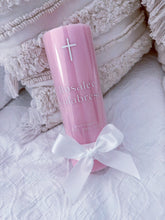 Load image into Gallery viewer, PINK BAPTISM CANDLE