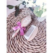 Load image into Gallery viewer, Gold Plated Baby Brush & Comb Set.