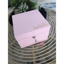 Load image into Gallery viewer, Personalised Jewellery Box ( Soft Pink )