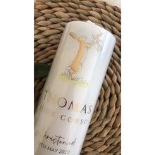 Load image into Gallery viewer, "Guess How Much I Love You" Baptism Candle