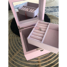 Load image into Gallery viewer, Personalised Jewellery Box ( Soft Pink )