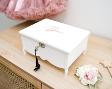 Load image into Gallery viewer, "Ballerina" Musical Personalised Jewellery Box