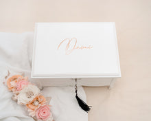 Load image into Gallery viewer, "Ballerina" Musical Personalised Jewellery Box