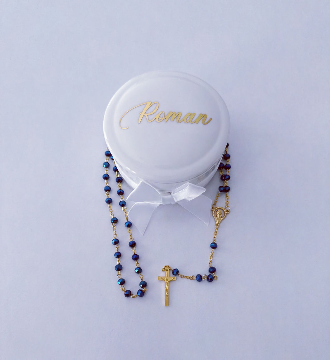 Rosary Trinket Box