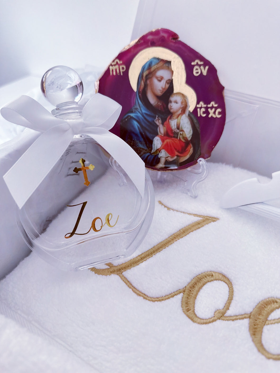 Round Holy Water Bottle