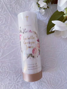 "Chloe" Baptism Candle