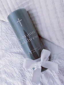 SAGE BAPTISM CANDLE