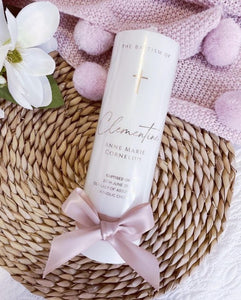 "Ainslie" Baptism Candle