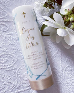 "Nathan" Baptism Candle