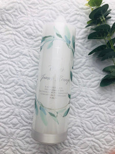 "Alex " Baptism Candle