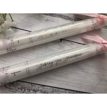 Load image into Gallery viewer, Personalised Godparent Taper Candle
