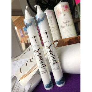 Personalised Godparent Taper Candle
