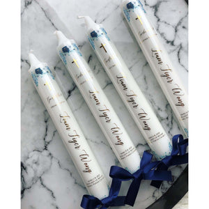 Personalised Godparent Taper Candle