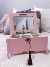 Load image into Gallery viewer, &quot;Pink Ballerina&quot; Musical Personalised Jewellery Box IN STOCK AND SHIPS IN 5 DAYS
