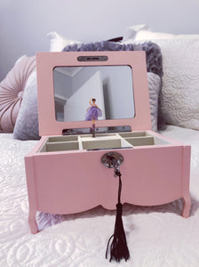 "Pink Ballerina" Musical Personalised Jewellery Box IN STOCK AND SHIPS IN 5 DAYS