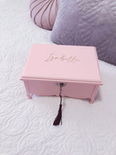 Load image into Gallery viewer, &quot;Pink Ballerina&quot; Musical Personalised Jewellery Box IN STOCK AND SHIPS IN 5 DAYS
