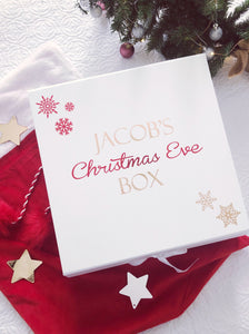 Personalised Christmas Eve Box ( snowflake)
