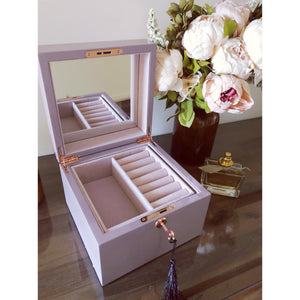 Personalised Jewellery Box ( Lilac )