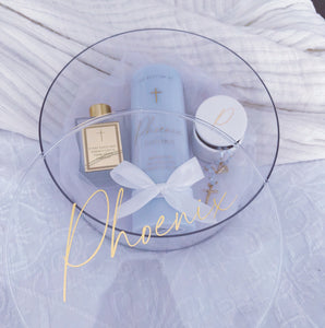 BABY BLUE “ Baptism Candle “