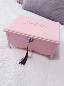 "Pink Ballerina" Musical Personalised Jewellery Box IN STOCK AND SHIPS IN 5 DAYS