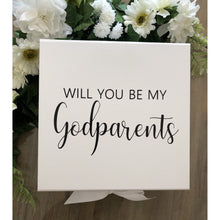 Load image into Gallery viewer, “ Will you be my Godparents “ Gift Box
