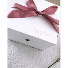 Load image into Gallery viewer, Personalised Jewellery Box  ( White )
