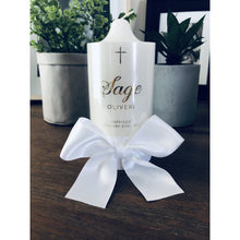 Load image into Gallery viewer, &quot;Sage&quot; Baptism Candle
