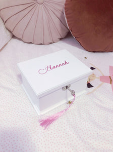 "Ballerina" Musical Personalised Jewellery Box ( IN STOCK )