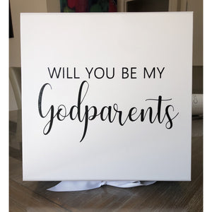 “ Will you be my Godparents “ Gift Box