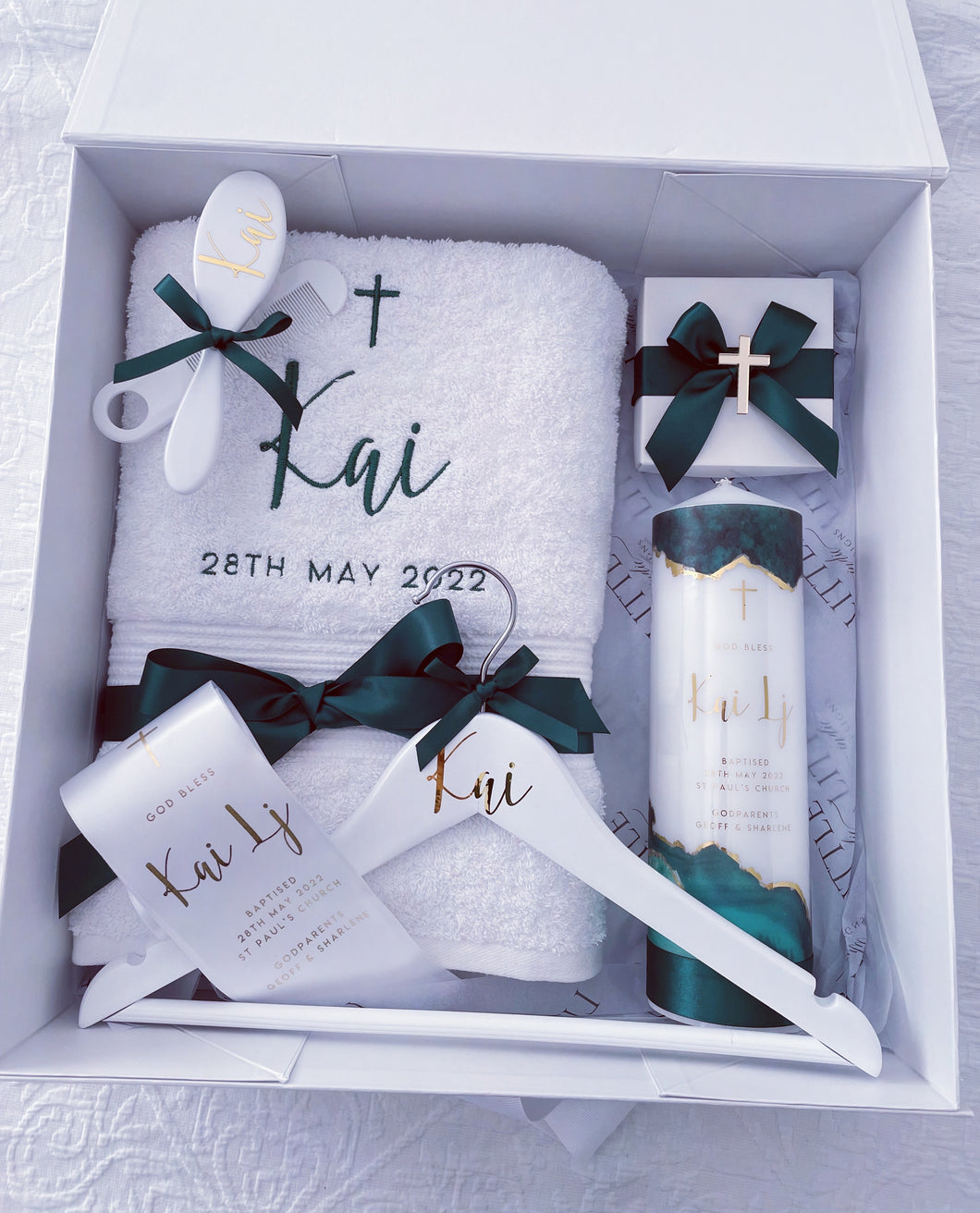 Emerald Green and Gold Package