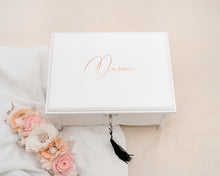 Load image into Gallery viewer, &quot;Ballerina&quot; Musical Personalised Jewellery Box
