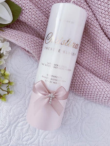 "Aggie " Baptism Candle